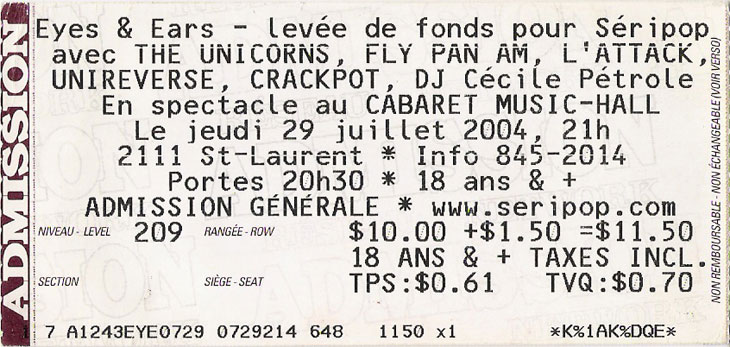 Crackpot ticket